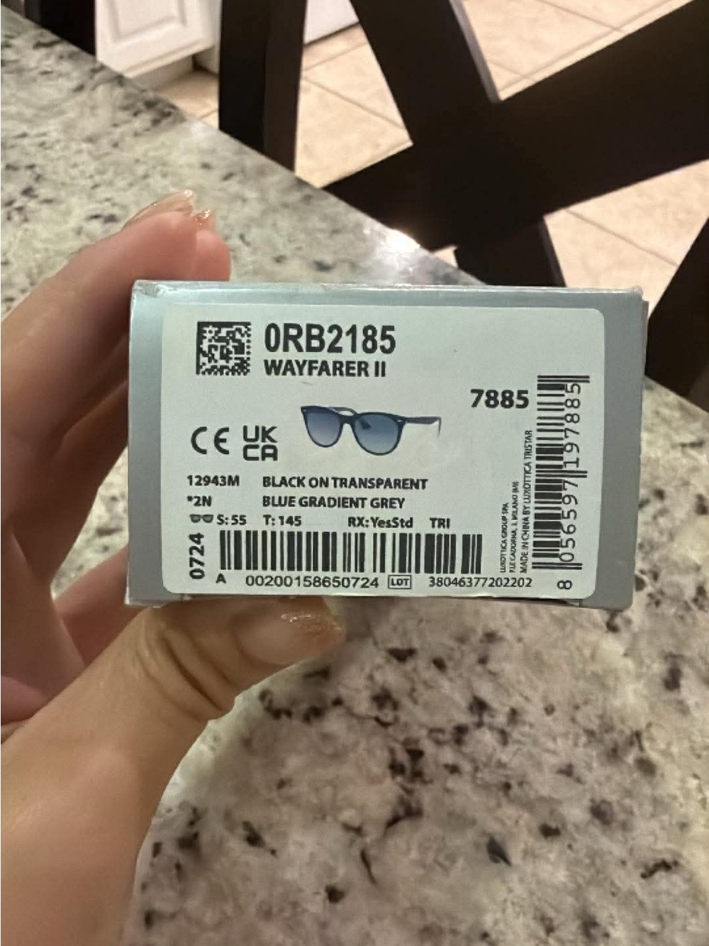 Ray Ban Wayfarer II Sunglasses - Picture 2 of 5